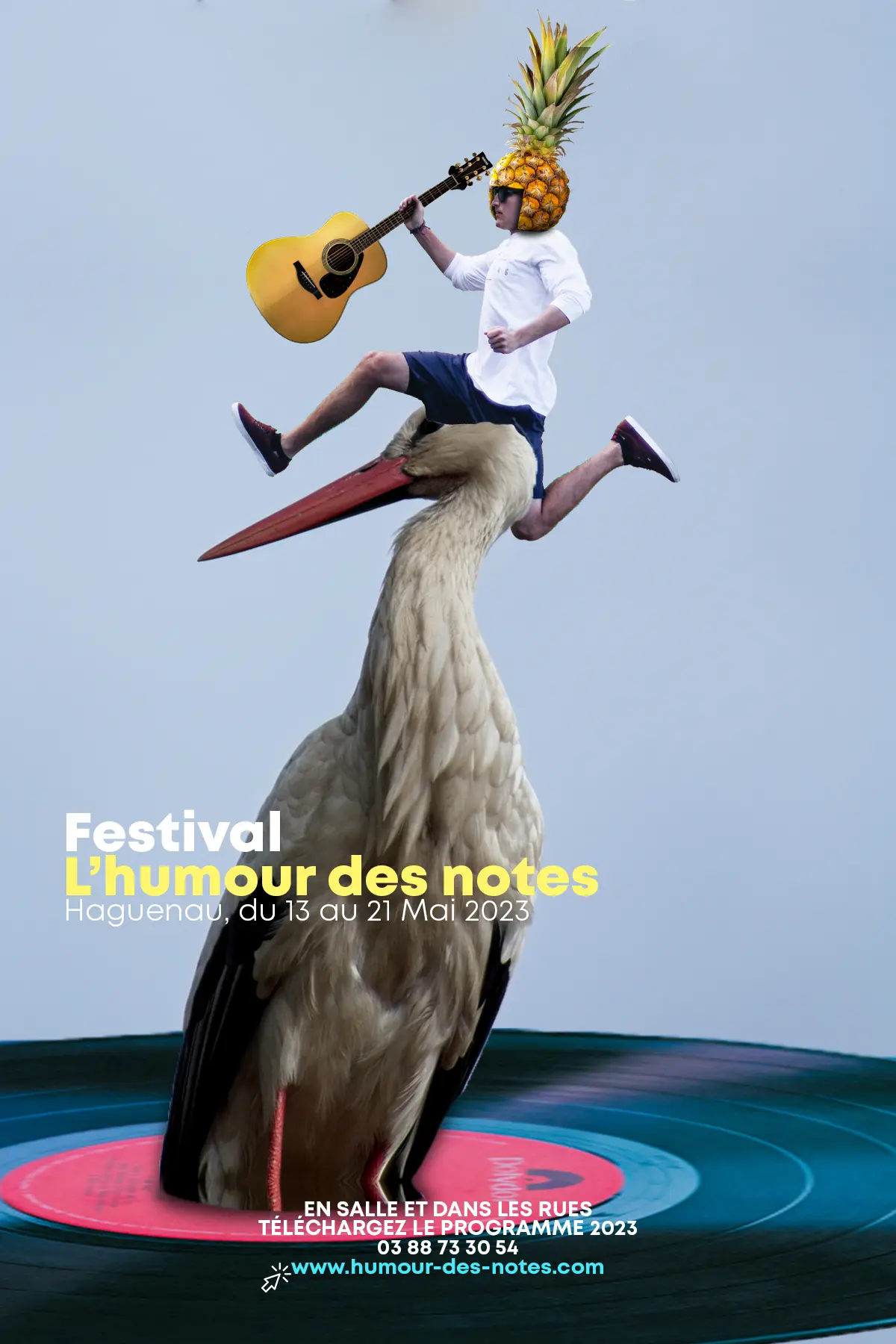 Affiche du festival 'L’Humour des Notes'